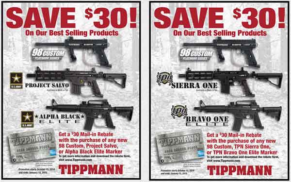 tippmann rebate offer 2014